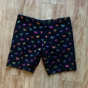 Rainbow Butterfly Bike Shorts